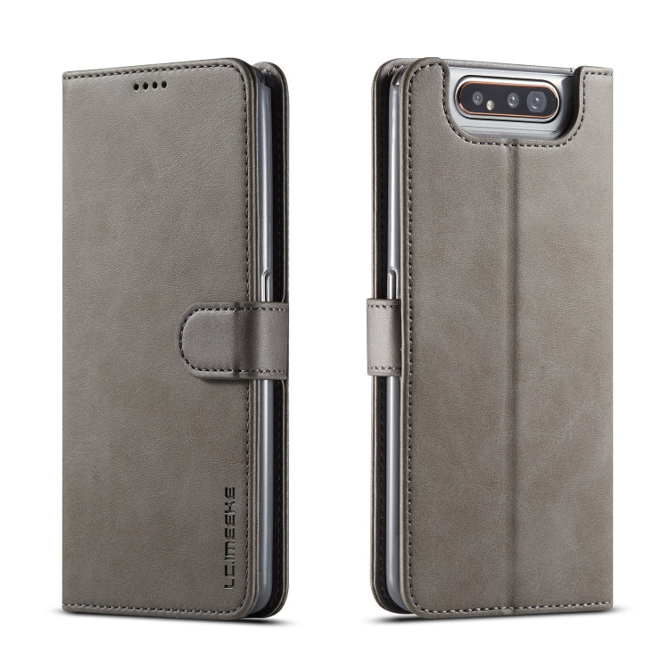 For Galaxy A80 / A90 LC.IMEEKE Calf Texture Horizontal Flip Leather Case, with Holder & Card Slots & Wallet