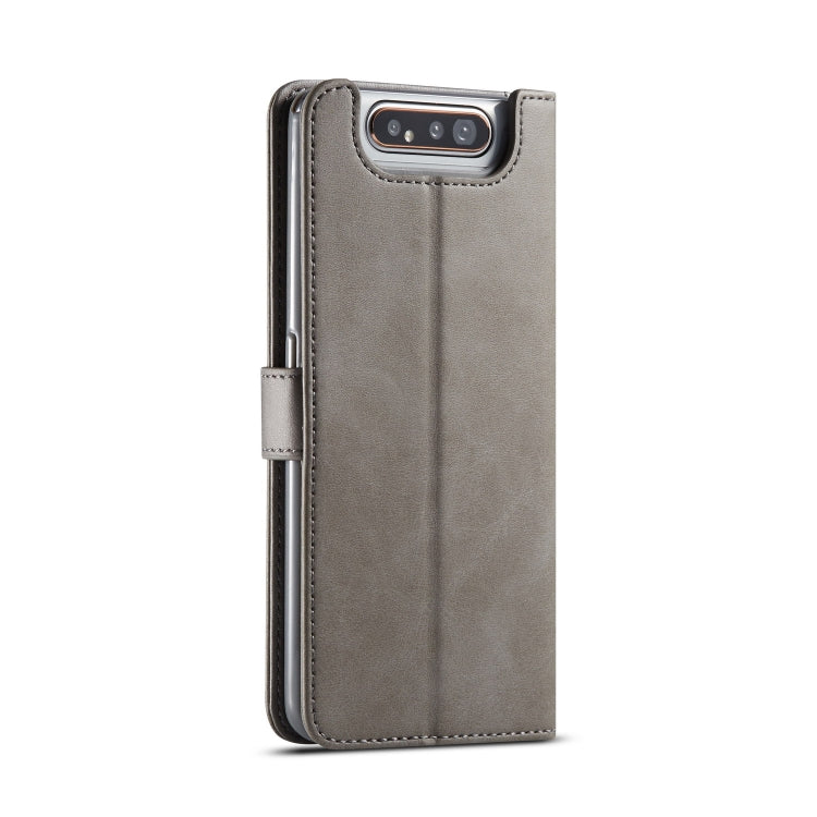 For Galaxy A80 / A90 LC.IMEEKE Calf Texture Horizontal Flip Leather Case, with Holder & Card Slots & Wallet