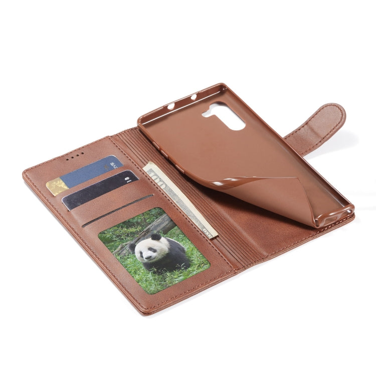For Galaxy Note 10 LC.IMEEKE Calf Texture Horizontal Flip Leather Case, with Holder & Card Slots & Wallet