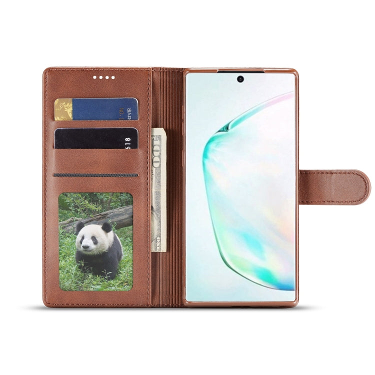 For Galaxy Note 10 LC.IMEEKE Calf Texture Horizontal Flip Leather Case, with Holder & Card Slots & Wallet