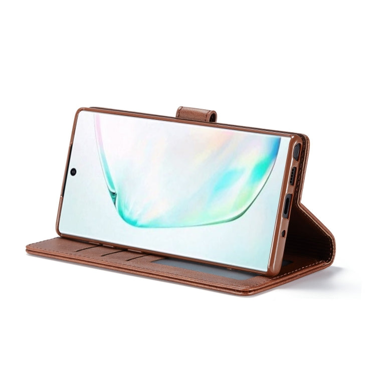 For Galaxy Note 10 LC.IMEEKE Calf Texture Horizontal Flip Leather Case, with Holder & Card Slots & Wallet
