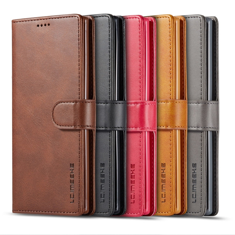 For Galaxy Note 10 LC.IMEEKE Calf Texture Horizontal Flip Leather Case, with Holder & Card Slots & Wallet