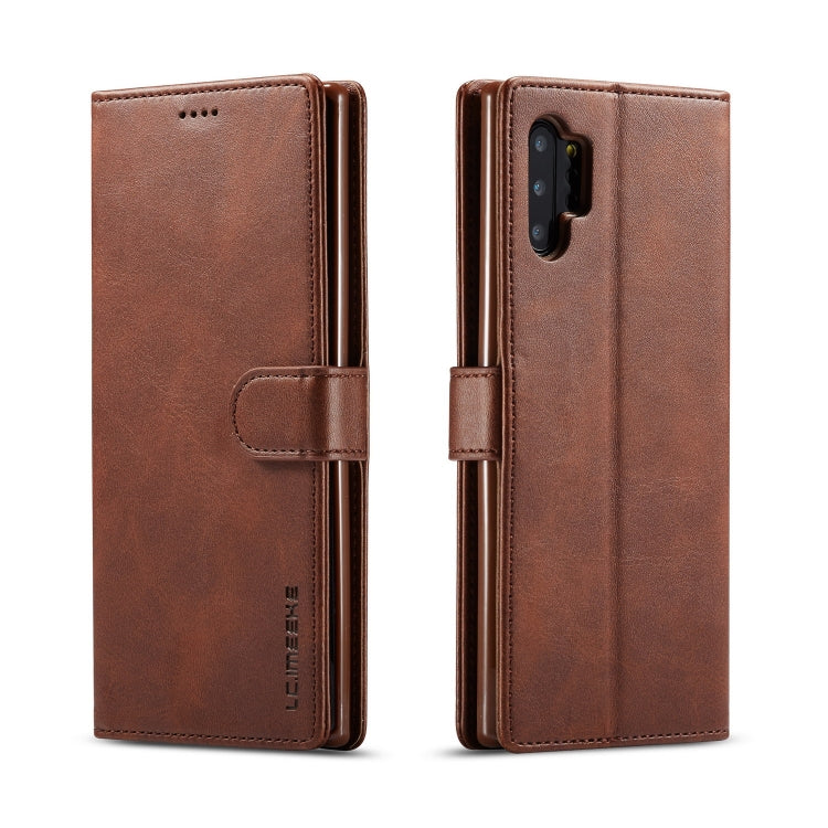 For Galaxy Note 10 Plus LC.IMEEKE Calf Texture Horizontal Flip Leather Case, with Holder & Card Slots & Wallet