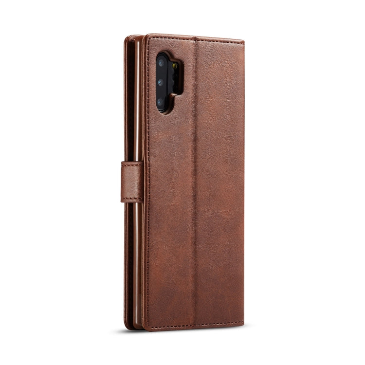 For Galaxy Note 10 Plus LC.IMEEKE Calf Texture Horizontal Flip Leather Case, with Holder & Card Slots & Wallet