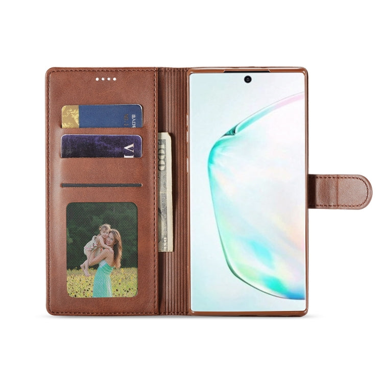 For Galaxy Note 10 Plus LC.IMEEKE Calf Texture Horizontal Flip Leather Case, with Holder & Card Slots & Wallet