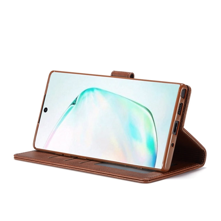 For Galaxy Note 10 Plus LC.IMEEKE Calf Texture Horizontal Flip Leather Case, with Holder & Card Slots & Wallet