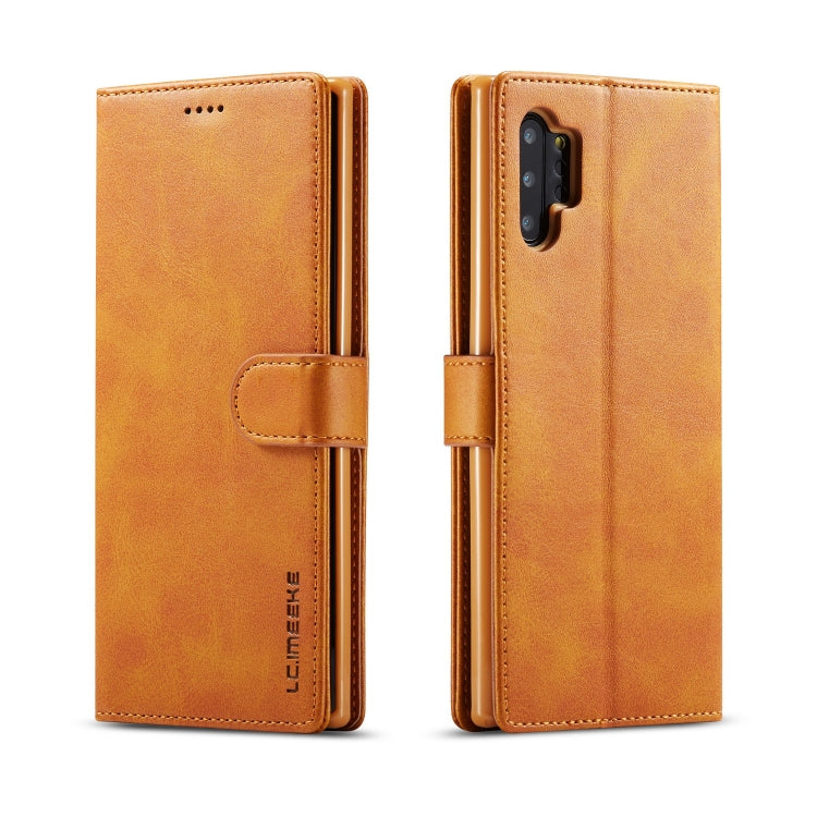 For Galaxy Note 10 Plus LC.IMEEKE Calf Texture Horizontal Flip Leather Case, with Holder & Card Slots & Wallet