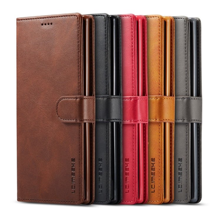 For Galaxy Note 10 Plus LC.IMEEKE Calf Texture Horizontal Flip Leather Case, with Holder & Card Slots & Wallet