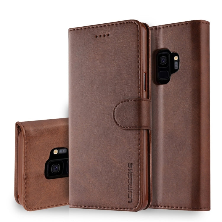 For Galaxy S9 LC.IMEEKE Calf Texture Horizontal Flip Leather Case, with Holder & Card Slots & Wallet