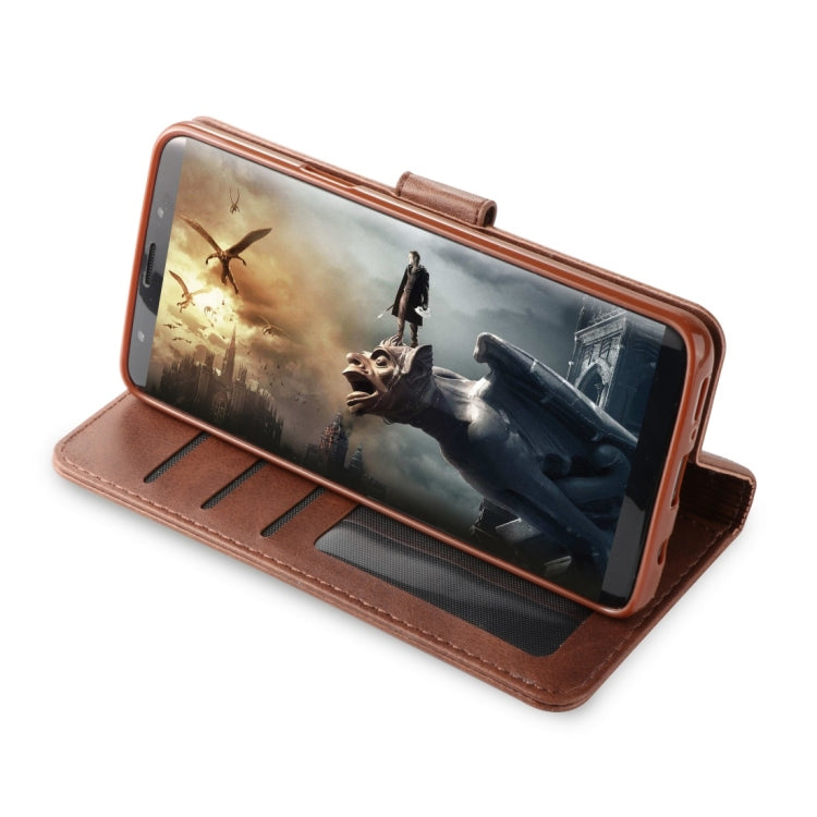 For Galaxy S9 LC.IMEEKE Calf Texture Horizontal Flip Leather Case, with Holder & Card Slots & Wallet