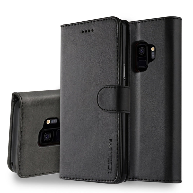For Galaxy S9 LC.IMEEKE Calf Texture Horizontal Flip Leather Case, with Holder & Card Slots & Wallet