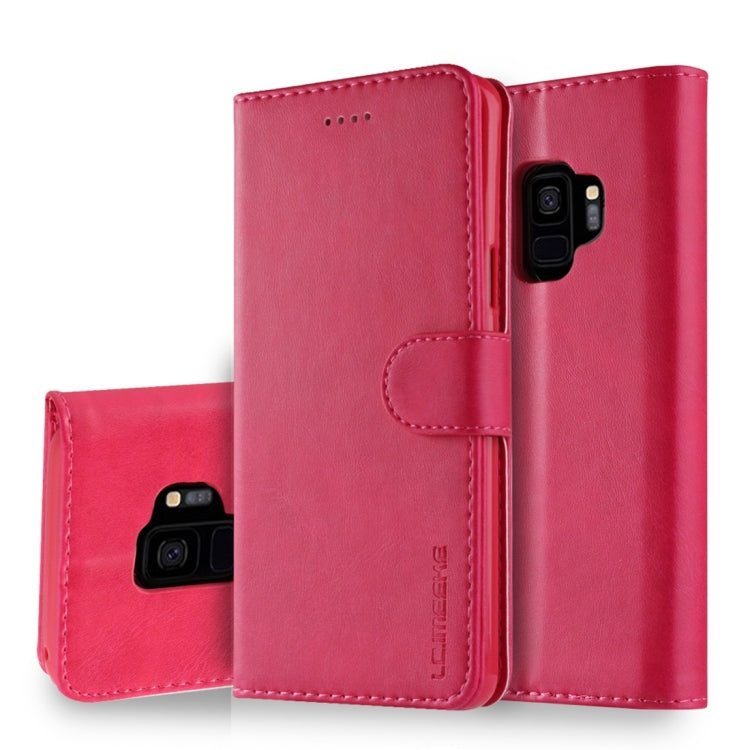 For Galaxy S9 LC.IMEEKE Calf Texture Horizontal Flip Leather Case, with Holder & Card Slots & Wallet