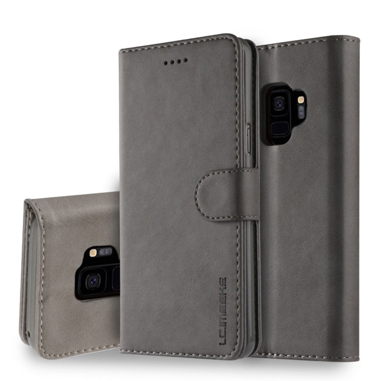 For Galaxy S9 LC.IMEEKE Calf Texture Horizontal Flip Leather Case, with Holder & Card Slots & Wallet
