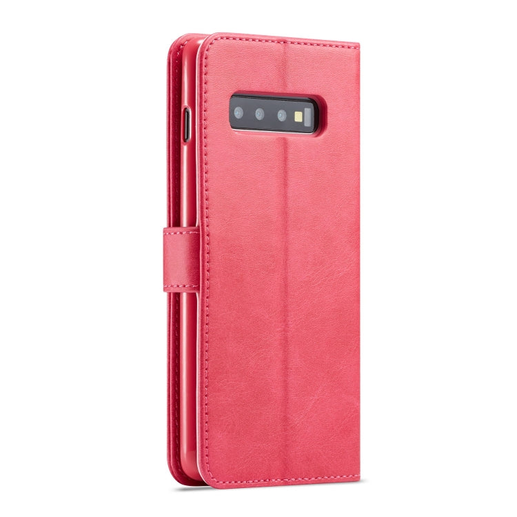 For Galaxy S10 Plus LC.IMEEKE Calf Texture Horizontal Flip Leather Case, with Holder & Card Slots & Wallet