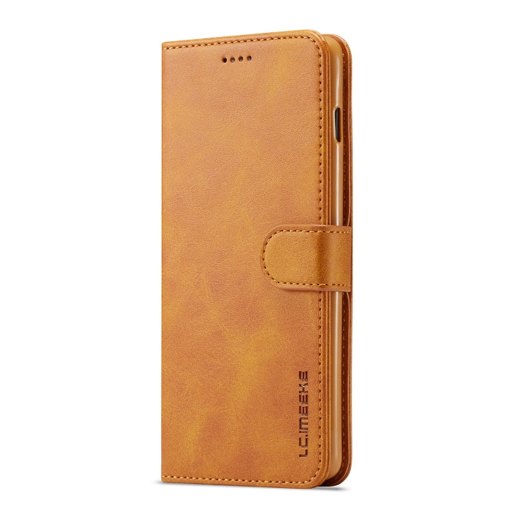 For Galaxy S10 Plus LC.IMEEKE Calf Texture Horizontal Flip Leather Case, with Holder & Card Slots & Wallet