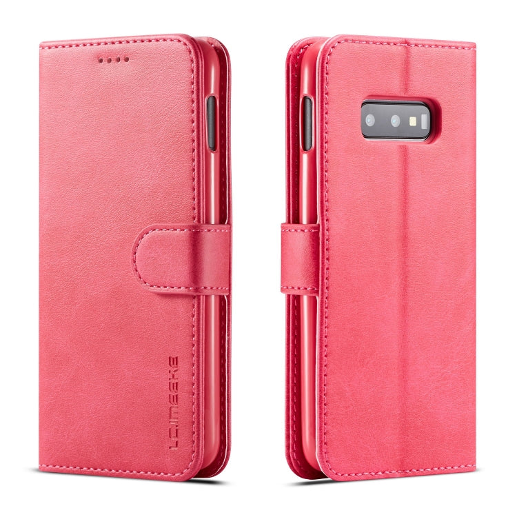 For Galaxy S10e LC.IMEEKE Calf Texture Horizontal Flip Leather Case, with Holder & Card Slots & Wallet