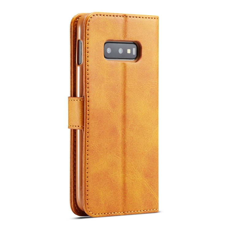 For Galaxy S10e LC.IMEEKE Calf Texture Horizontal Flip Leather Case, with Holder & Card Slots & Wallet