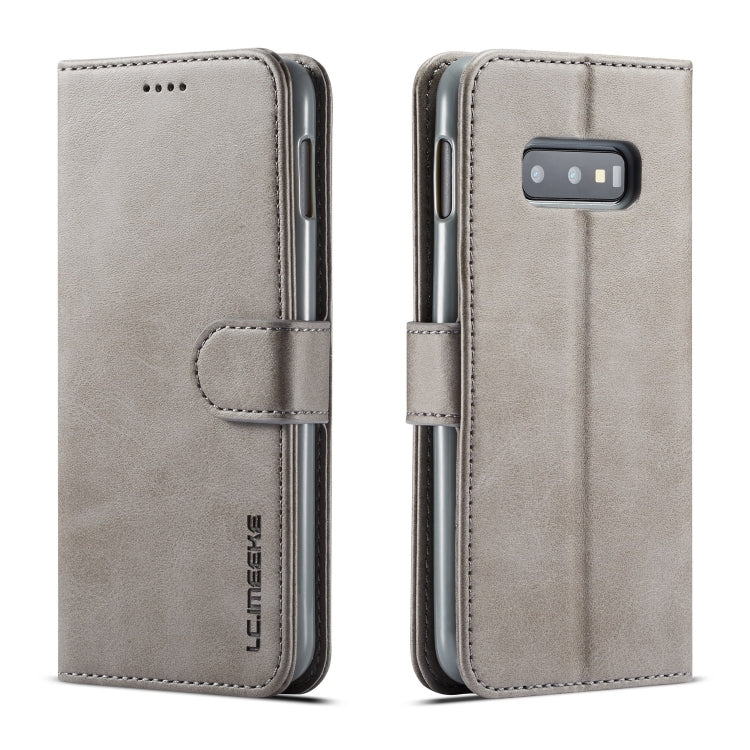 For Galaxy S10e LC.IMEEKE Calf Texture Horizontal Flip Leather Case, with Holder & Card Slots & Wallet