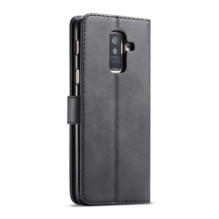 For Galaxy A6 Plus (2018) LC.IMEEKE Calf Texture Horizontal Flip Leather Case, with Holder & Card Slots & Wallet