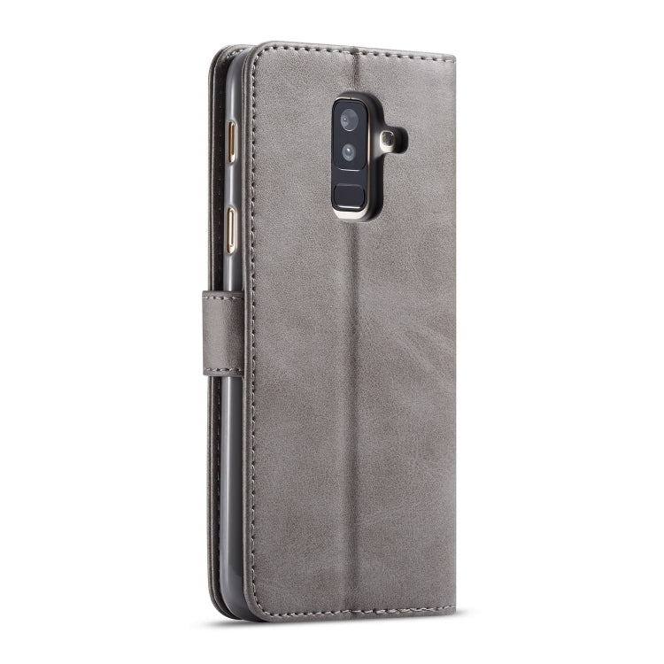 For Galaxy A6 Plus (2018) LC.IMEEKE Calf Texture Horizontal Flip Leather Case, with Holder & Card Slots & Wallet