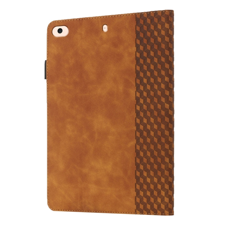 Rhombus Skin Feel Horizontal Flip Tablet Leather Case with Card Slots & Holder & Sleep / Wake-up Function For iPad mini (2019) / 4 / 3 / 2