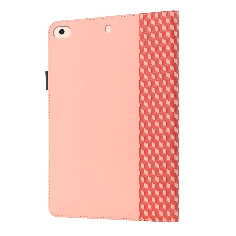 Rhombus Skin Feel Horizontal Flip Tablet Leather Case with Card Slots & Holder & Sleep / Wake-up Function For iPad mini (2019) / 4 / 3 / 2