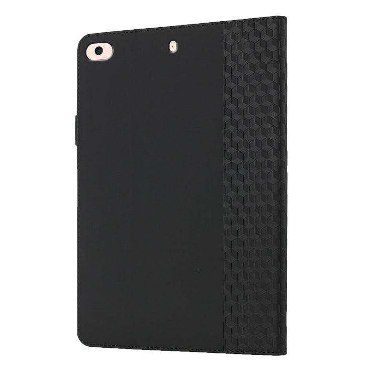 Rhombus Skin Feel Horizontal Flip Tablet Leather Case with Card Slots & Holder & Sleep / Wake-up Function For iPad mini (2019) / 4 / 3 / 2