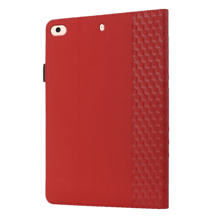 Rhombus Skin Feel Horizontal Flip Tablet Leather Case with Card Slots & Holder & Sleep / Wake-up Function For iPad mini (2019) / 4 / 3 / 2