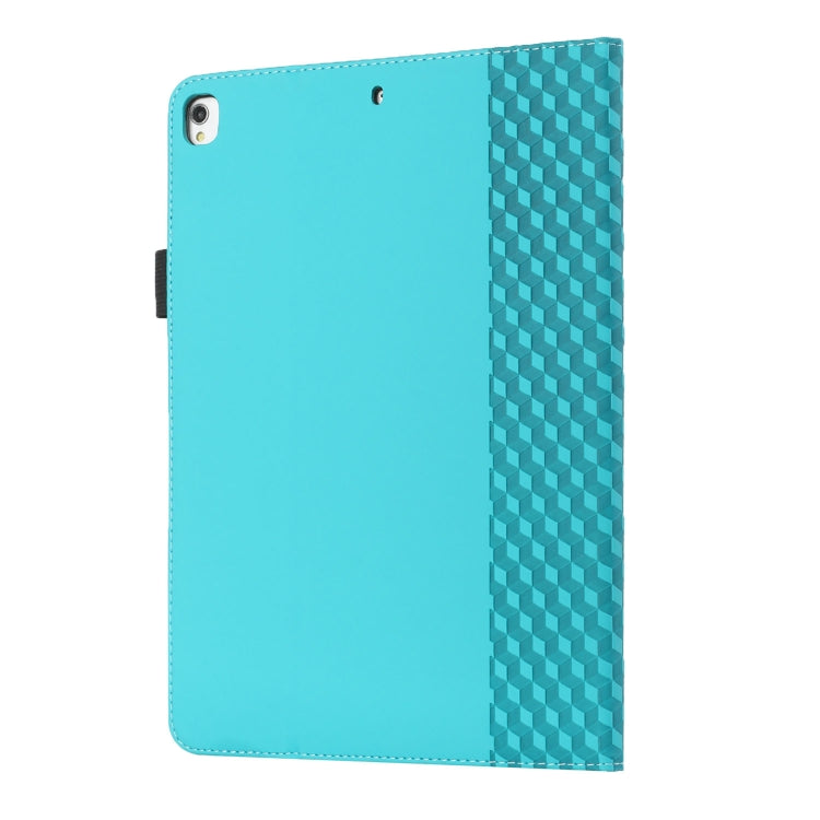 Rhombus Skin Feel Horizontal Flip Tablet Leather Case with Card Slots & Holder & Sleep / Wake-up Function For iPad 10.2 2021 / 2020 / 2019 / Pro 10.5 2019 / 2017