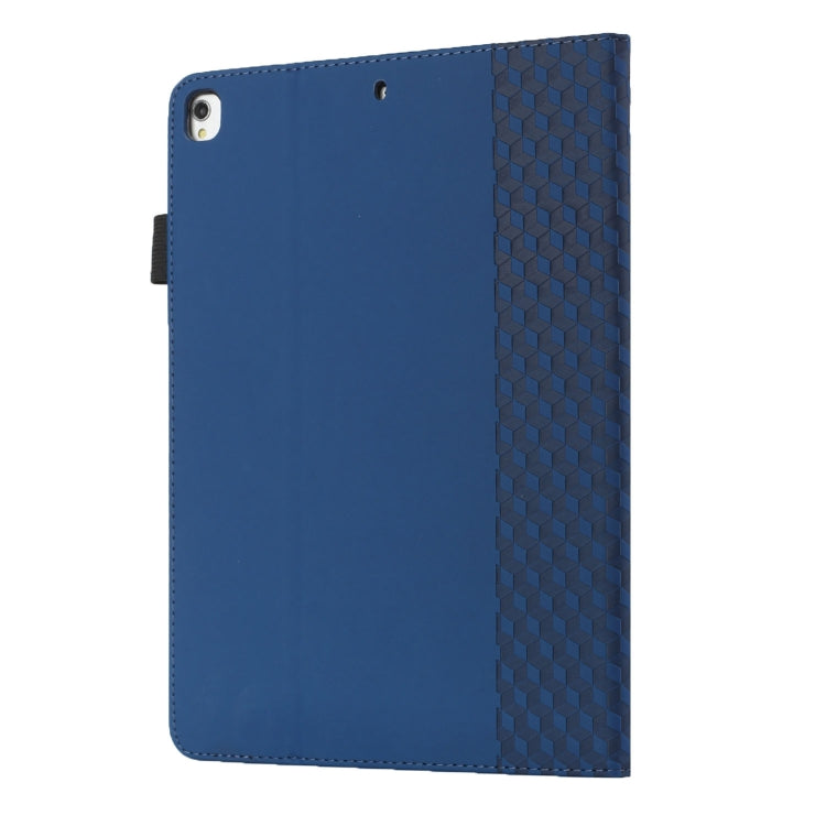 Rhombus Skin Feel Horizontal Flip Tablet Leather Case with Card Slots & Holder & Sleep / Wake-up Function For iPad 10.2 2021 / 2020 / 2019 / Pro 10.5 2019 / 2017