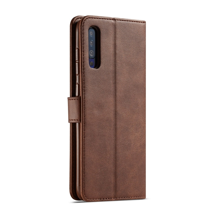 For Galaxy A70 LC.IMEEKE Calf Texture Horizontal Flip Leather Case, with Holder & Card Slots & Wallet