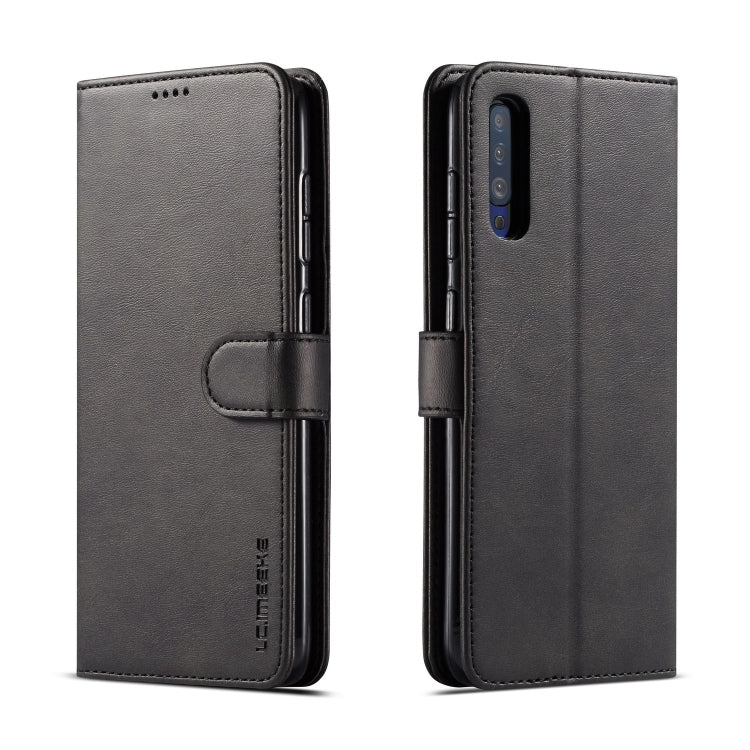 For Galaxy A70 LC.IMEEKE Calf Texture Horizontal Flip Leather Case, with Holder & Card Slots & Wallet