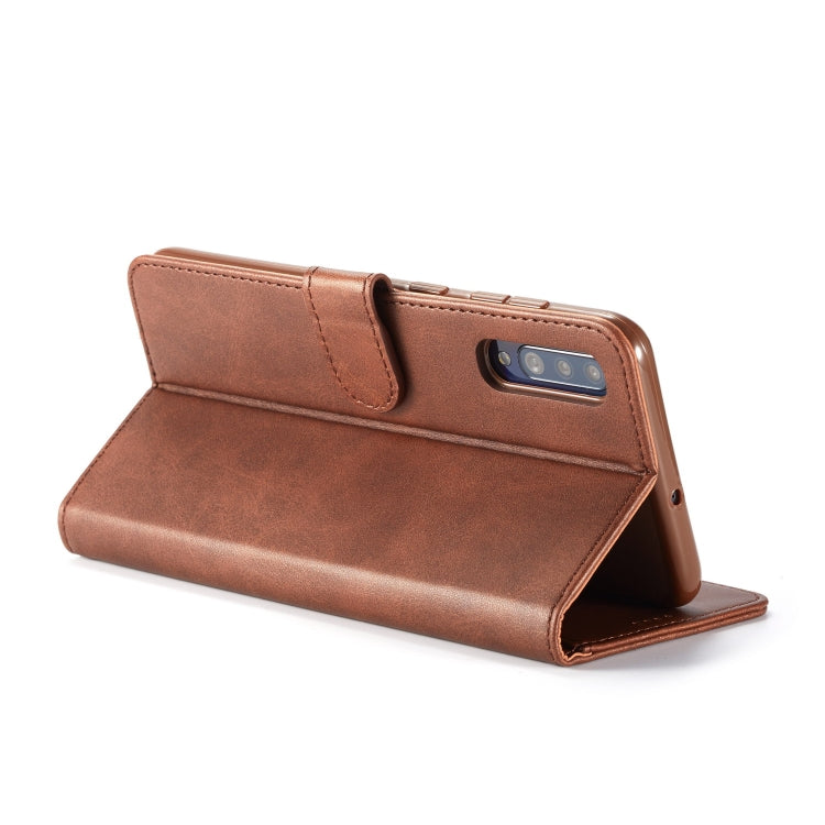 For Galaxy A70 LC.IMEEKE Calf Texture Horizontal Flip Leather Case, with Holder & Card Slots & Wallet