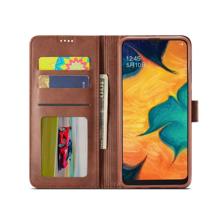 For Galaxy A40 LC.IMEEKE Calf Texture Horizontal Flip Leather Case, with Holder & Card Slots & Wallet