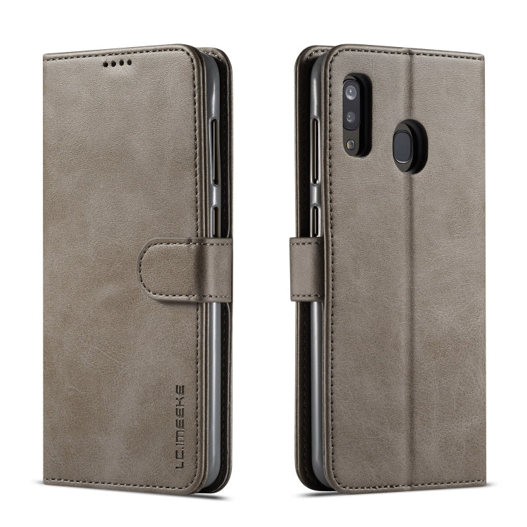 For Galaxy A40 LC.IMEEKE Calf Texture Horizontal Flip Leather Case, with Holder & Card Slots & Wallet