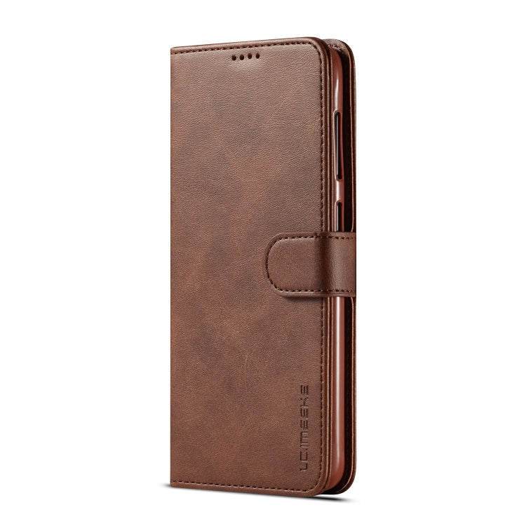 For Galaxy A60 LC.IMEEKE Calf Texture Horizontal Flip Leather Case, with Holder & Card Slots & Wallet