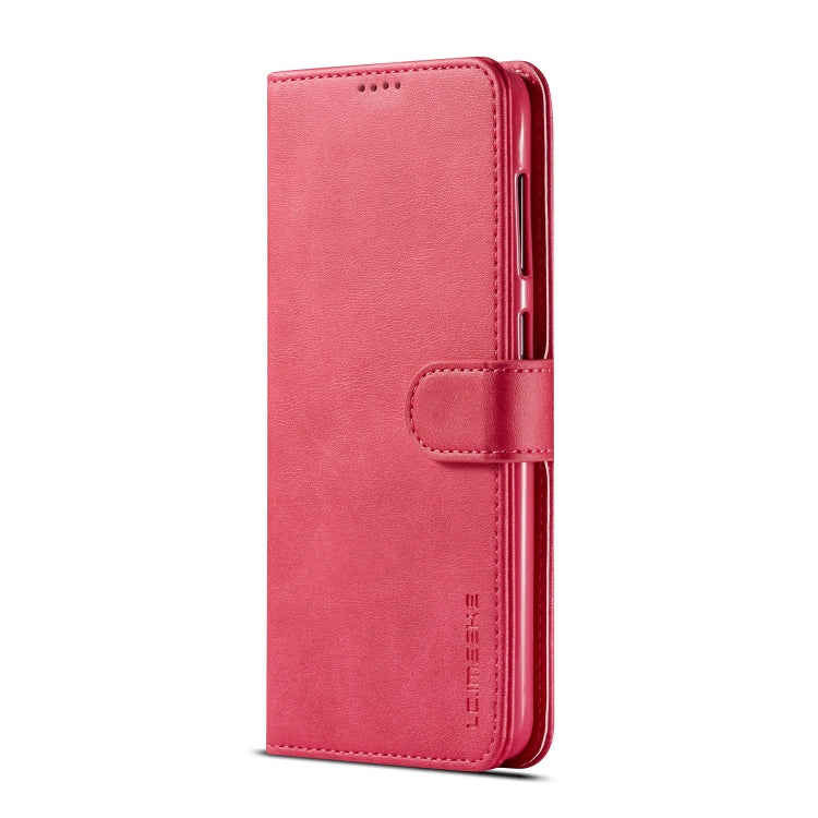 For Galaxy A60 LC.IMEEKE Calf Texture Horizontal Flip Leather Case, with Holder & Card Slots & Wallet