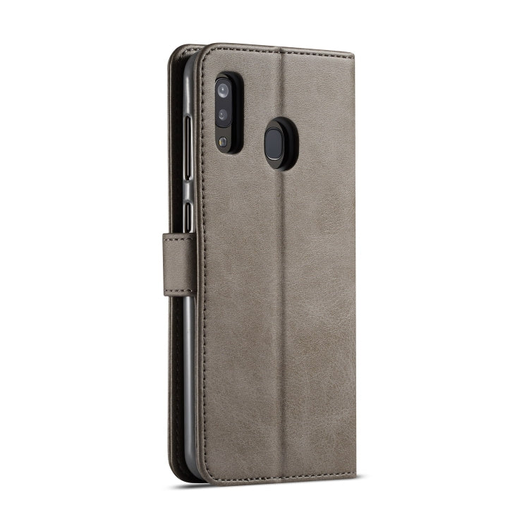 For Galaxy A60 LC.IMEEKE Calf Texture Horizontal Flip Leather Case, with Holder & Card Slots & Wallet