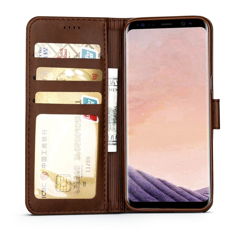 For Galaxy S8 Plus LC.IMEEKE Calf Texture Horizontal Flip Leather Case, with Holder & Card Slots & Wallet