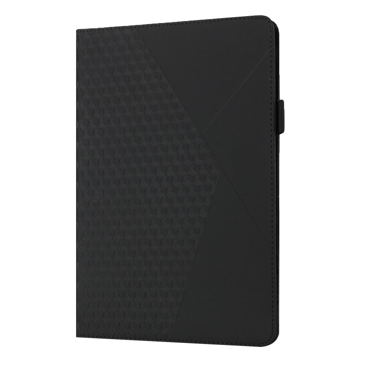 For Samsung Galaxy Tab A7 Lite 8.7 T220/T225 Rhombus Skin Feel Horizontal Flip Tablet Leather Case with Card Slots & Holder