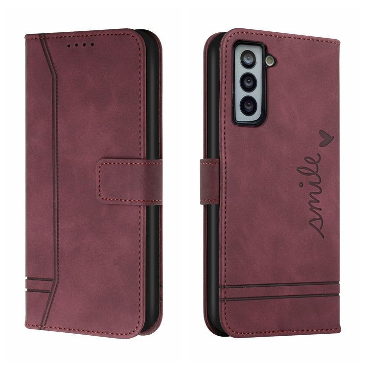 For Samsung Galaxy S22 Retro Skin Feel Horizontal Flip Soft TPU + PU Leather Case