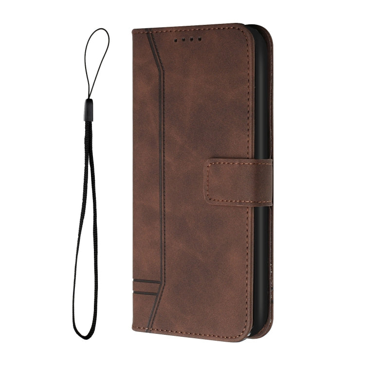 For Samsung Galaxy S22 Retro Skin Feel Horizontal Flip Soft TPU + PU Leather Case