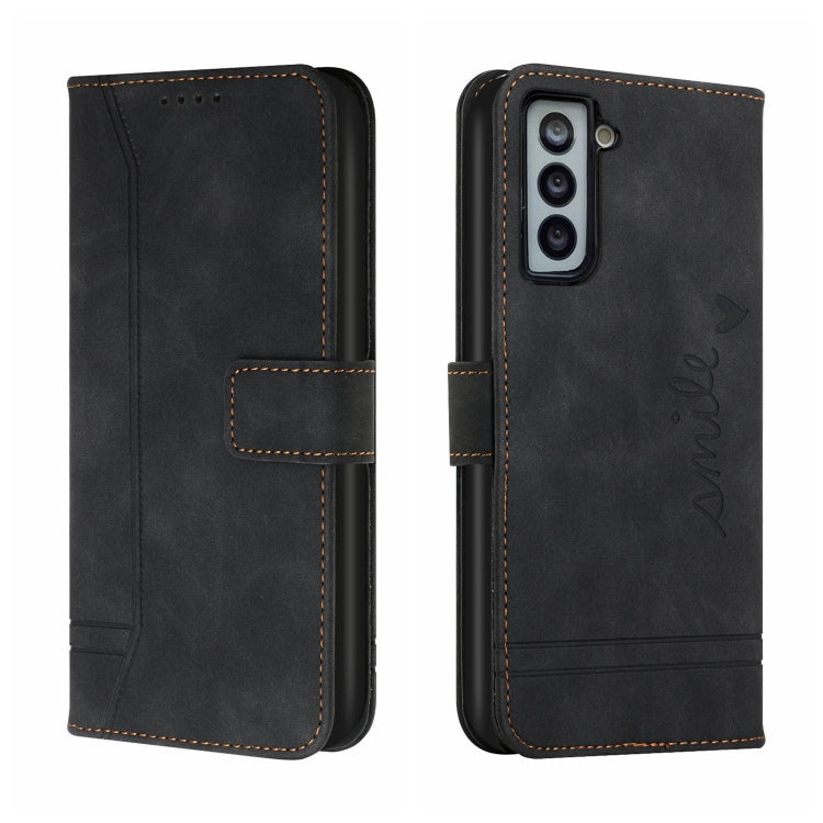 For Samsung Galaxy S22+ Retro Skin Feel Horizontal Flip Soft TPU + PU Leather Case