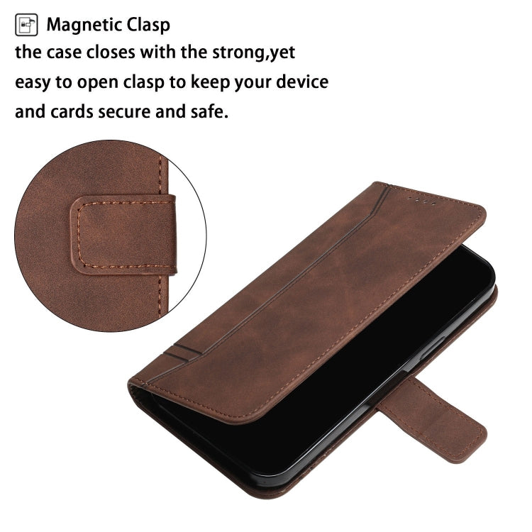 For Samsung Galaxy S22 Ultra Retro Skin Feel Horizontal Flip Soft TPU + PU Leather Case