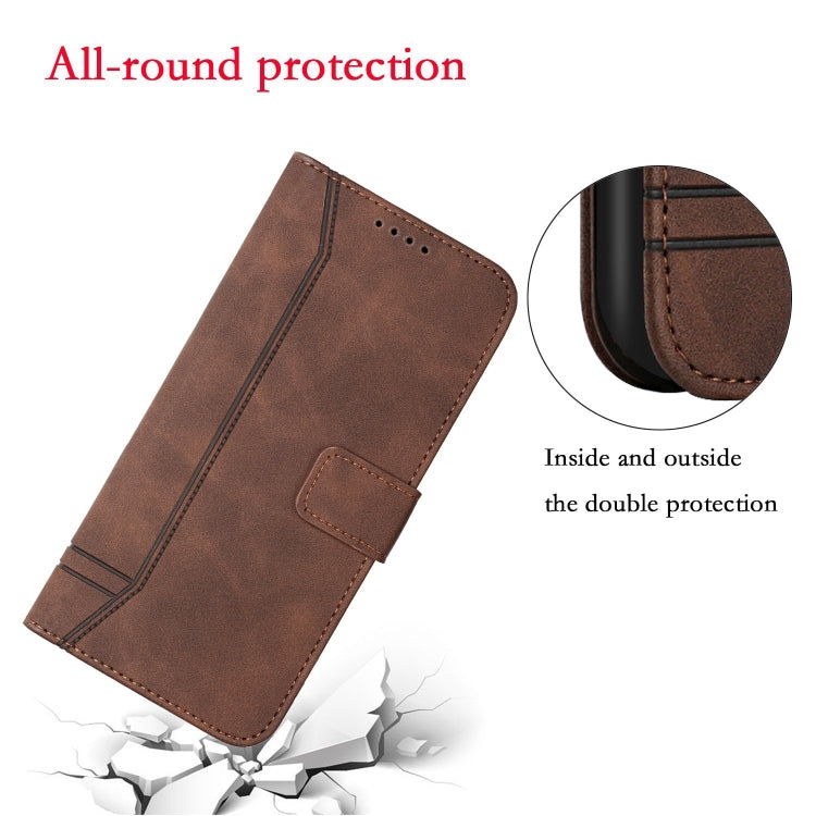 For Samsung Galaxy S22 Ultra Retro Skin Feel Horizontal Flip Soft TPU + PU Leather Case