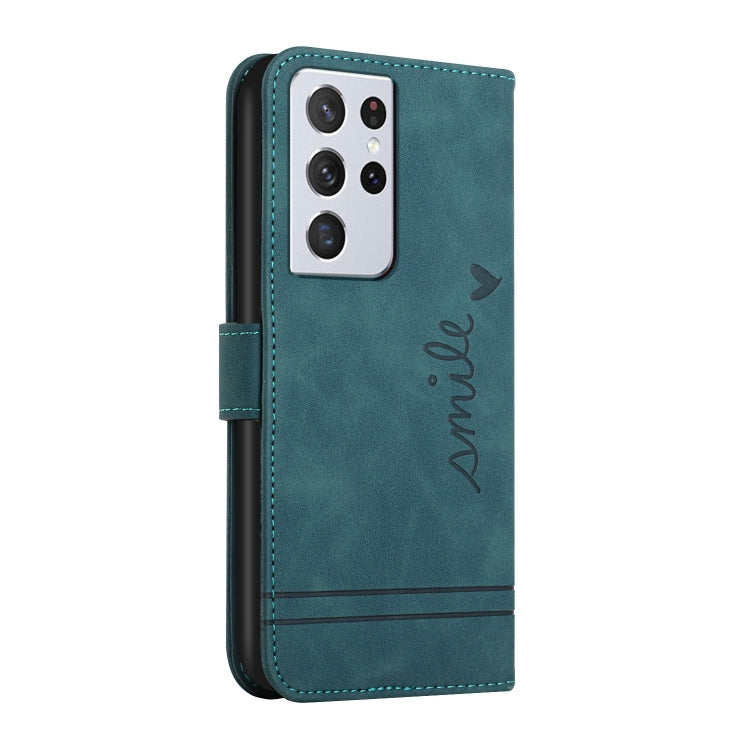 For Samsung Galaxy S22 Ultra Retro Skin Feel Horizontal Flip Soft TPU + PU Leather Case