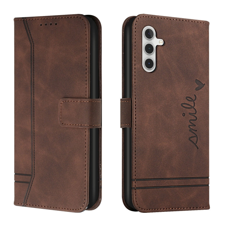For Samsung Galaxy A13 5G Retro Skin Feel Horizontal Flip Soft TPU + PU Leather Case