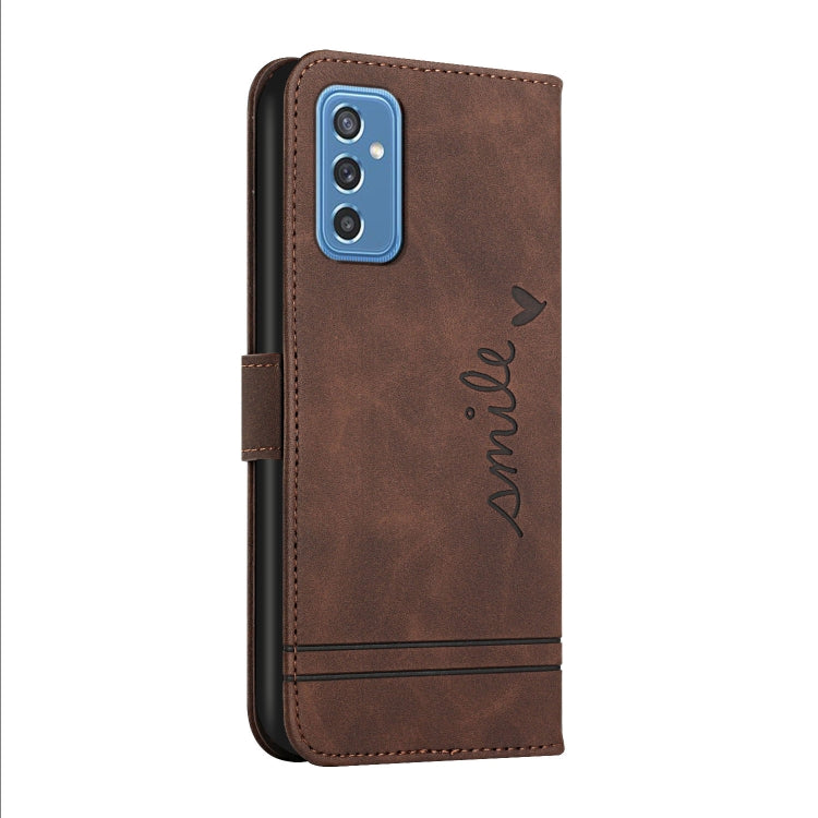 For Samsung Galaxy M52 5G Retro Skin Feel Horizontal Flip Soft TPU + PU Leather Case