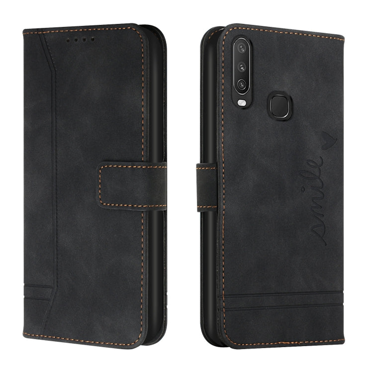 For vivo Y12 / Y15 / Y17 / Y11 Retro Skin Feel Horizontal Flip Soft TPU + PU Leather Case