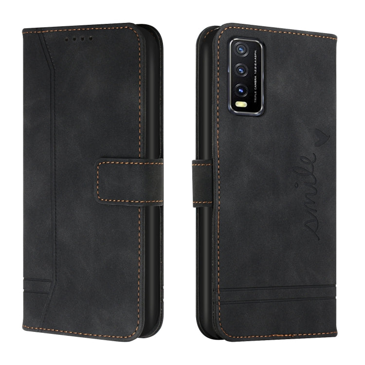 For vivo Y20 / Y20i / Y20s / Y12s Retro Skin Feel Horizontal Flip Soft TPU + PU Leather Case